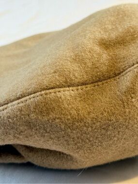 Pendleton Newsboy Cabbie Hat Beige 100% Virgin Wool Size Large Made In USA